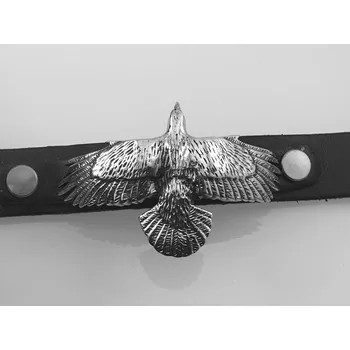 Náramek RiverSperky.Kožený náramek Orel.Kuz1025