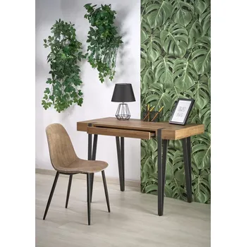 Psací stůl MAMBA psací stůl Boris, ořech medový/černá