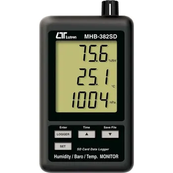 Teploměr 0-50 °C, vlhkoměr 10-95 %, barometr MHB 382SD Lutron