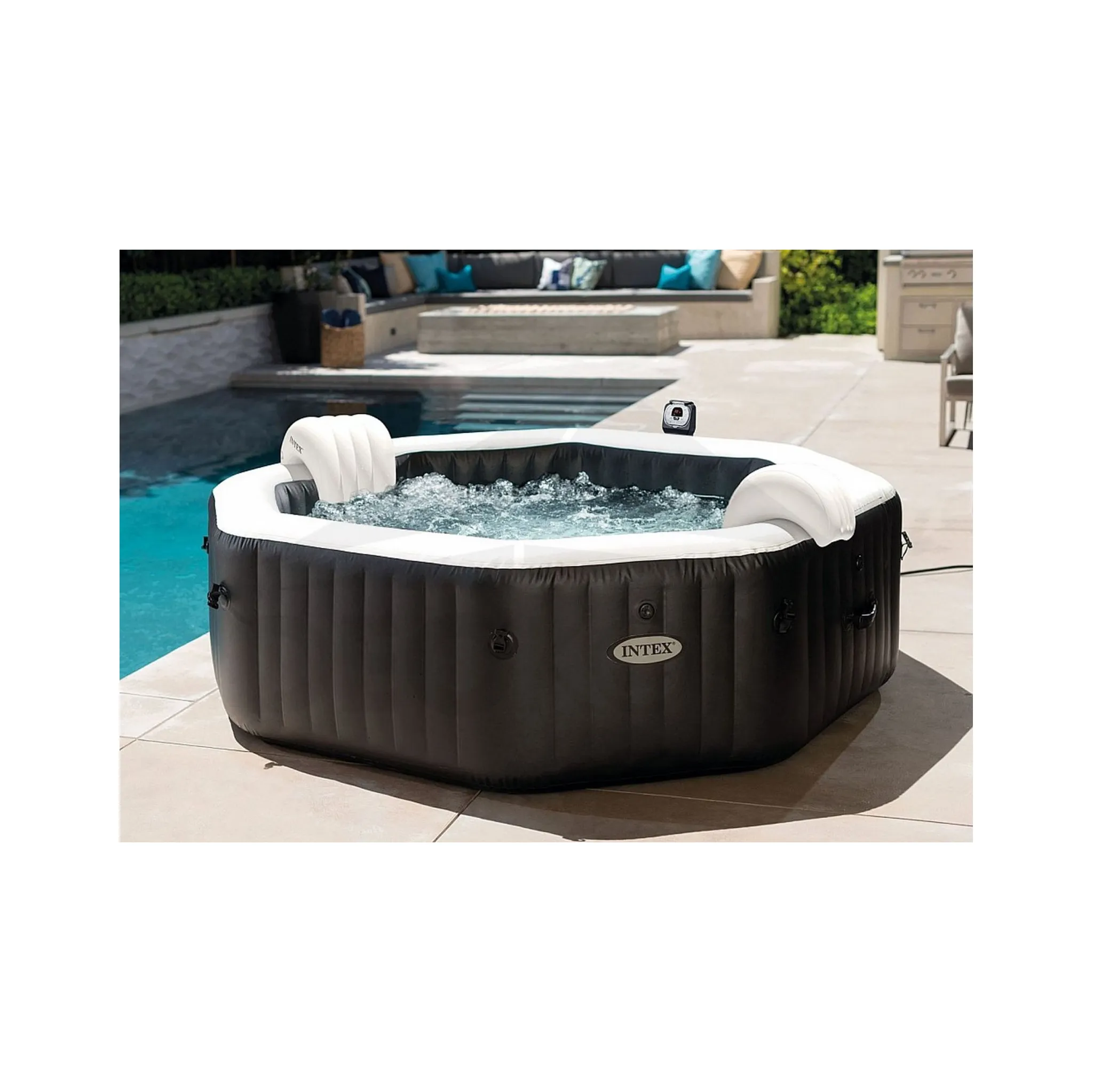 Fotografie 3 - Vířivka Intex Pure Spa Jet & Bubble Deluxe 28462 6 osob