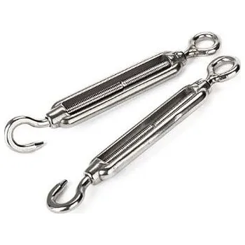 Šroub Nerezový lanový napínač Zakončení: Oko - oko, Závit: M 6