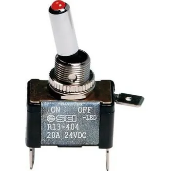vypínač Vypínač s LED diodou červený ON/OFF