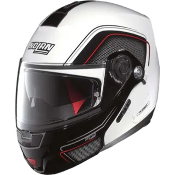 Nolan N91 Evo Ammersee N-Com Glossy White Helma na motorku Nolan N91 Evo Ammersee N-Com Glossy White