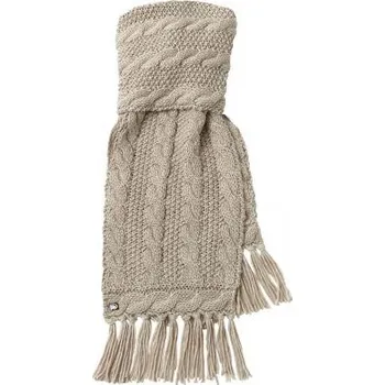 Šála Brekka - BIG CABLE SCARF - BEI