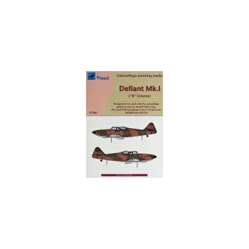 Plastikový model 1/72 Camouflage mask Defiant Mk.I B (AIRFIX)