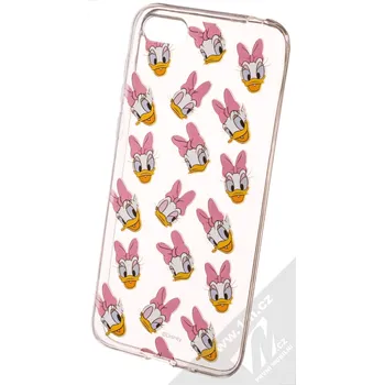 Pouzdro na mobilní telefon Disney Daisy Duck 007 TPU ochranný silikonový kryt s motivem pro Huawei Y5 (2018), Honor 7S průhledná (transparent)