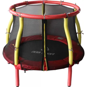 Trampolína Aga dětská trampolína Red/Yellow 116 cm