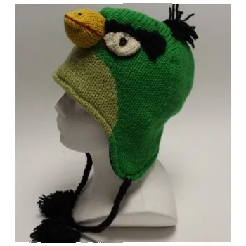 Čepice Čepice angry bird, Barva Zelená Gift3 1338