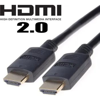 Video kabel ATEN PremiumCord HDMI 2.0 High Speed+Ethernet, zlacené konektory, 5m, kphdm2-5