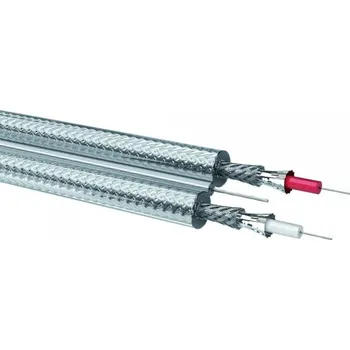 Příslušenství ke zvukové technice Oehlbach Silver Express Plus glasklar phono kabel vč. zemnění, metraž
