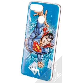 Pouzdro na mobilní telefon DC Comics Superman 005 TPU ochranný silikonový kryt s motivem pro Xiaomi Redmi 6 modrá (blue)