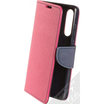 Pouzdro na mobilní telefon Forcell Fancy Book flipové pouzdro pro Huawei P30 růžová modrá (pink blue)