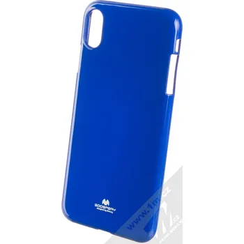 Pouzdro na mobilní telefon Goospery Jelly Case TPU ochranný silikonový kryt pro Apple iPhone XS Max tmavě modrá (dark blue)