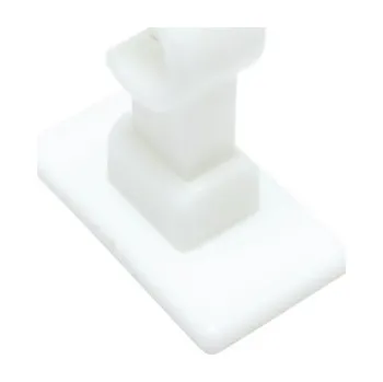 Příslušenství pro garnýž Nosník pro kavárenskou tyč, dlouhý, bílý