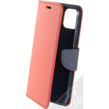 Pouzdro na mobilní telefon Forcell Fancy Book flipové pouzdro pro Apple iPhone 11 Pro Max červená modrá (red blue)