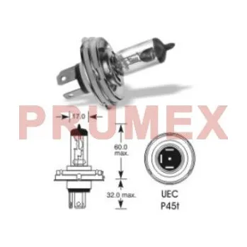 Autožárovka Žárovka Elta 24V H4 75/70W P45t-41asymetrická