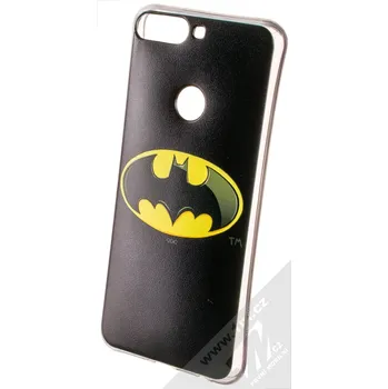 Pouzdro na mobilní telefon DC Comics Batman 023 TPU ochranný silikonový kryt s motivem pro Huawei Y7 Prime (2018), Honor 7C černá (black)