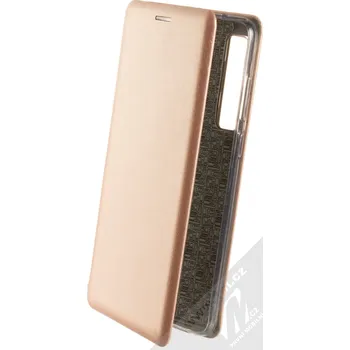 Pouzdro na mobilní telefon Forcell Elegance Book flipové pouzdro pro Samsung Galaxy A9 (2018) růžově zlatá (rose gold)