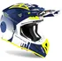 Helma na motorku Airoh Aviator Ace Nemesi bílá/modrá/fluo
