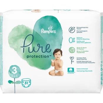 Plenkové kalhoty Recenze Pampers Pure Protection 3 6-10 kg 31 ks