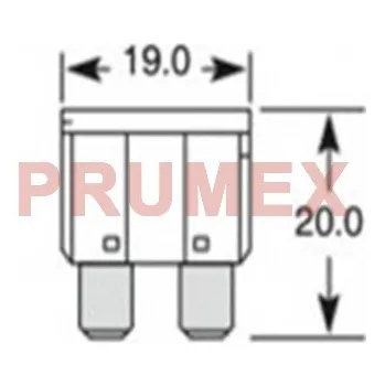 Autopojistky Pojistka nožová 10A