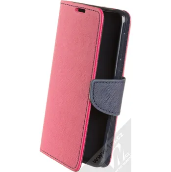Pouzdro na mobilní telefon Forcell Fancy Book flipové pouzdro pro Nokia 7.1 růžová modrá (pink blue)