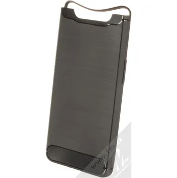 Pouzdro na mobilní telefon Forcell Carbon ochranný kryt pro Samsung Galaxy A80 černá (black)