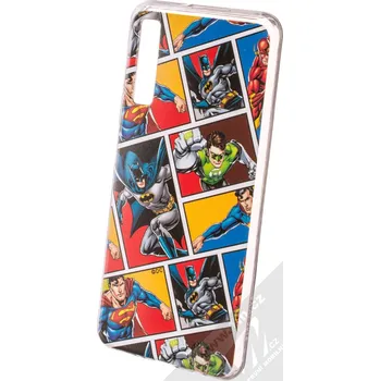 Pouzdro na mobilní telefon DC Comics Liga spravedlnosti 001 TPU ochranný silikonový kryt s motivem pro Samsung Galaxy A7 (2018) vícebarevné (multicolored)