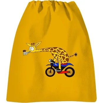 Městský batoh Vak na záda s potiskem Paul na motorce batůžek