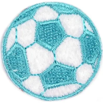 Nažehlovačka fotbalový míč barva: tyrkysová