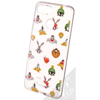Pouzdro na mobilní telefon Warner Bros Looney Tunes 007 TPU ochranný silikonový kryt s motivem pro Xiaomi Redmi 6 průhledná (transparent)