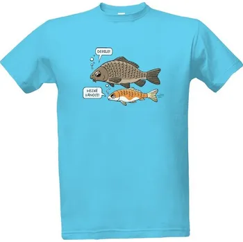 Pánská móda T-shock Tričko s potiskem Hezké Vánoce - kapr pánské