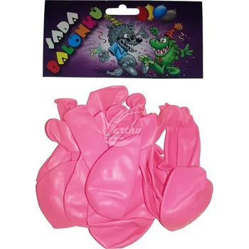 Balónek Nafukovací balónky Růžové bez potisku (10ks) (G90-57)