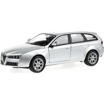 autíčko Recenze Welly Alfa Romeo 159 Sportwagon 1:24 stříbrné