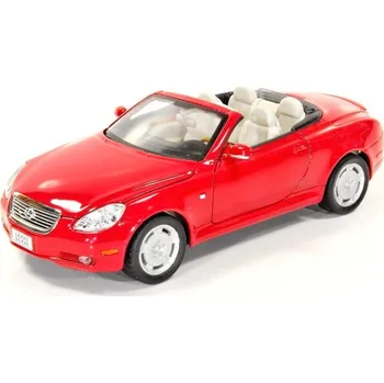 autíčko Welly Lexus SC430 1:24 červený