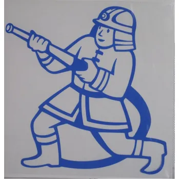 Engross Nažehlovací neonový obrázek - Hasič