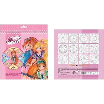 omalovánky Winx Club fashion Mandaly - omalovánky
