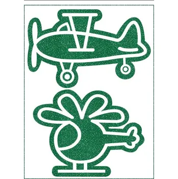 Galanterie Engross Nažehlovací obrázky třpytivé - Vrtulník