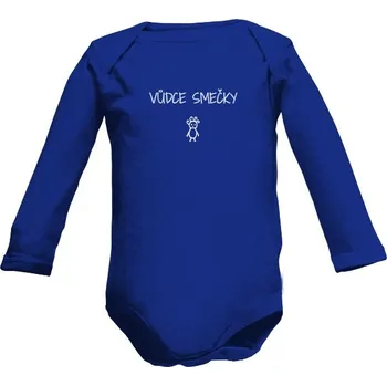 Kojenecký body Dětské body Long s potiskem VŮDCE SMEČKY dětské