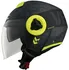 Helma na motorku Vemar Breeze Camo černá matná/šedá/žlutá fluo