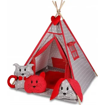 Dětský stan Baby Nellys Teepee s výbavou