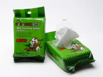 Kosmetika pro psa Huhubamboo čistící ubrousky na oči 30 ks