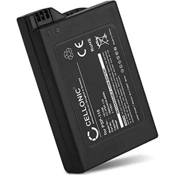 Herní konzole TopTechnology Baterie Sony PSP-110, PSB-280G pro PSP 1600mAh nahrazuje ORIGINÁL
