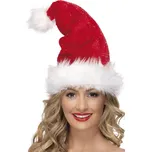 Smiffys Vánoční čepice Santa Deluxe