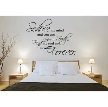 Samolepící dekorace Samolepky na zeď-Nápis-Seduce - L (100 x 75 cm)