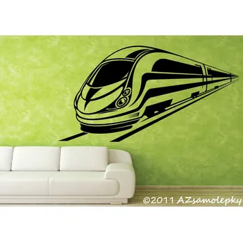 Samolepící dekorace Samolepky na zeď - Rychlovlak - S (75 x 40 cm)