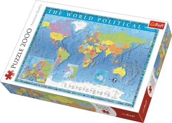 Puzzle Trefl Politická mapa světa 2000 dílků