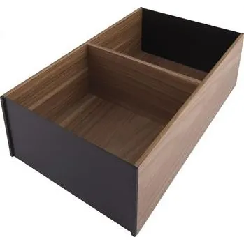 Příborník do zásuvky BLUM ZC7F400RHP Ambia Line rámeček pro čelní výsuv od NL 400mm, ořech Tennesse