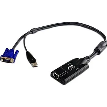 KVM přepínač Aten KVM modul k přepínači počítačů přes TP (VGA, USB, Virtual Media) (KA7175) - 14.01.6082