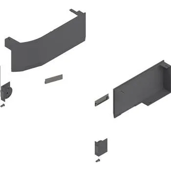 BLUM AVENTOS HK TOP 23K8000 sada krytek pro SERVO-DRIVE, tmavě šedá